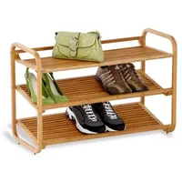 Honey-Can-Do 3-Tier Bamboo Shoe Rack