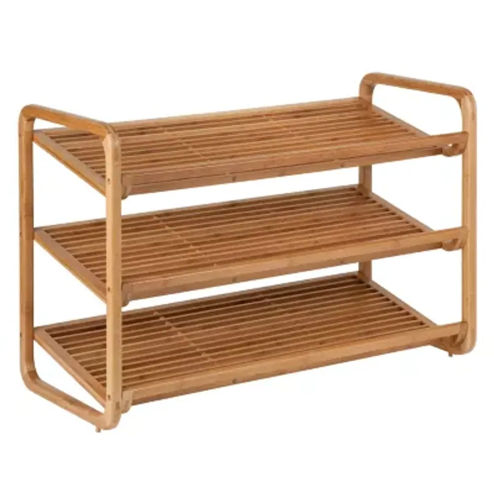 Honey-Can-Do 3-Tier Bamboo Shoe Rack