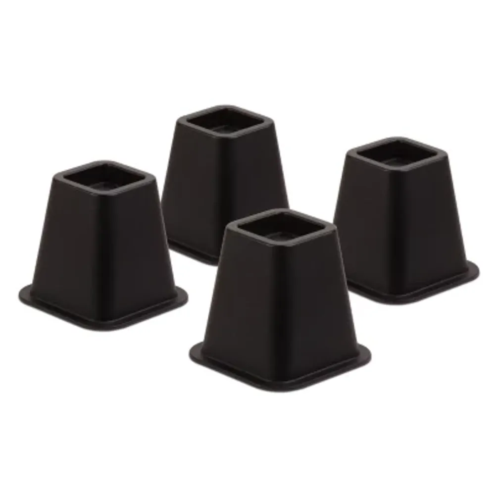 Honey-Can-Do Black 4-pc. Bed Risers