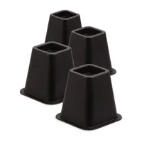 Honey-Can-Do Black 4-pc. Bed Risers