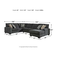 Signature Design by Ashley® Tracling 3-Piece Sectional