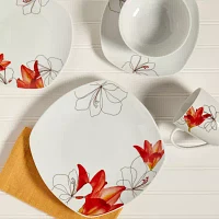 Tabletops Gallery® Lily 16-pc. Ceramic Dinnerware Set