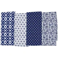 Design Imports Blue Market 4-pc. Dish Towel Set