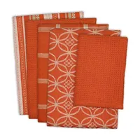 Design Imports Assorted 5-pc. Towels + Dish Cloths