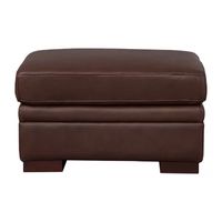 Dillon Leather Upholstery Collection Ottoman