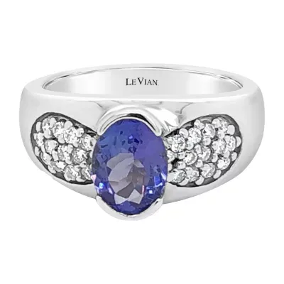 LIMITED QUANTITIES! Le Vian Grand Sample Sale™ Ring featuring Blueberry Tanzanite® set in 14K Vanilla Gold