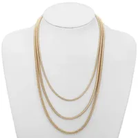 Monet Jewelry 22 Inch Snake Strand Necklace