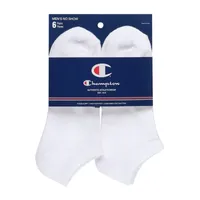 Champion 6 Pair No Show Socks Mens