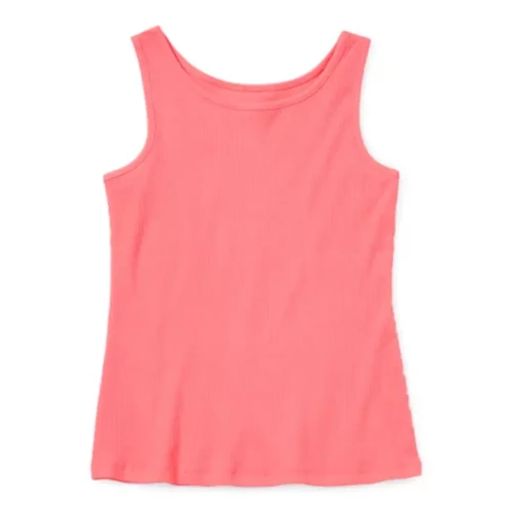 Thereabouts Little & Big Girls Crew Neck Tank Top