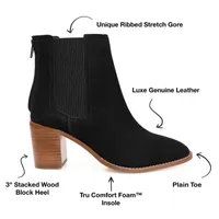 Journee Signature Womens Tazlyn Stacked Heel Booties