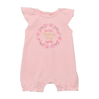 Baby Starters Baby Girls Short Sleeve Romper