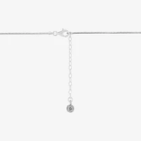 Womens Sterling Silver Pendant Necklace