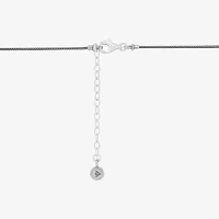 Womens Sterling Silver Pendant Necklace