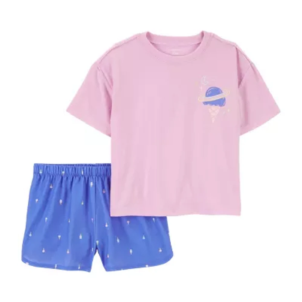 Carter's Little & Big Girls 2-pc. Shorts Pajama Set