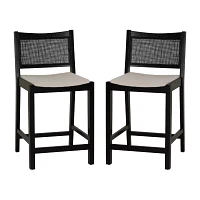 Beymer 1 Pair Counter Height Bar Stool