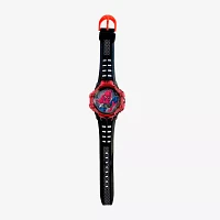 Spiderman Boys Black Strap Watch Spd7029jc