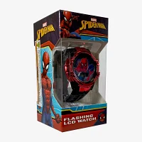 Spiderman Boys Black Strap Watch Spd7029jc