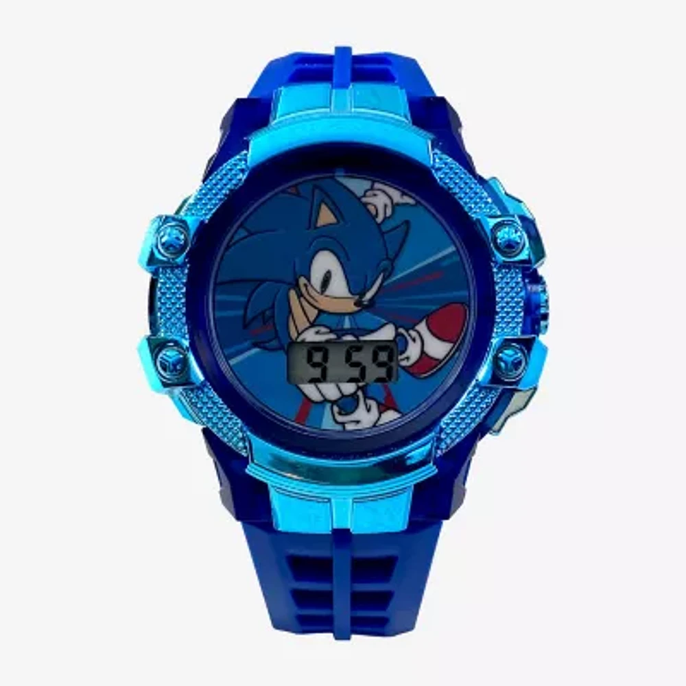 Sonic the Hedgehog Boys Blue Strap Watch Snc4415mjc