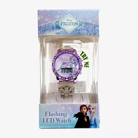 Disney Frozen Girls White Strap Watch Fzn4232jc