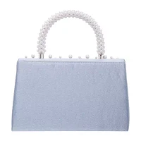 N By Nina Pearl Flap Satchel Evening Bag