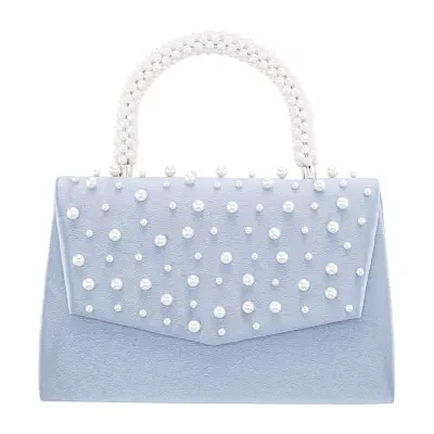 N By Nina Pearl Flap Satchel Evening Bag