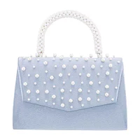 N By Nina Pearl Flap Satchel Evening Bag