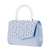 N By Nina Pearl Flap Satchel Evening Bag