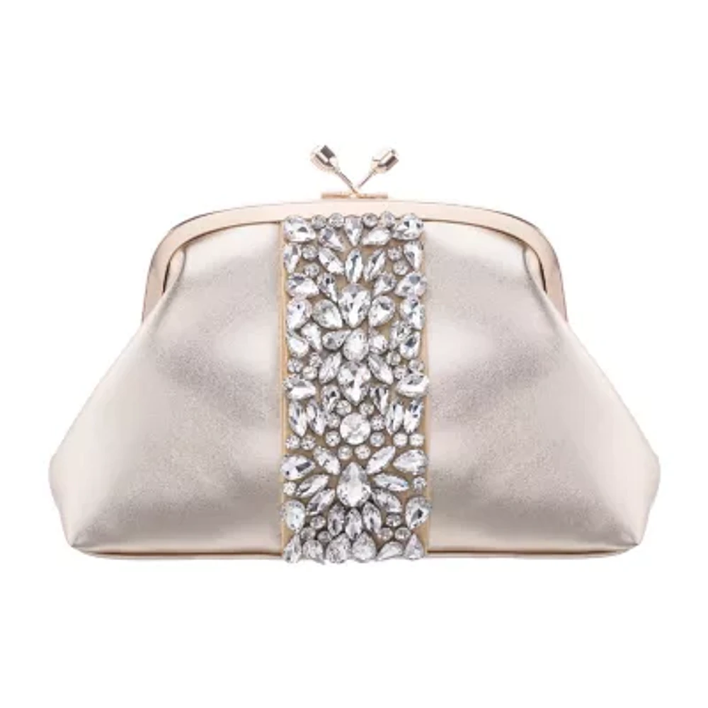 N By Nina Crystal Frame Evening Bag