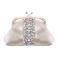 N By Nina Crystal Frame Evening Bag