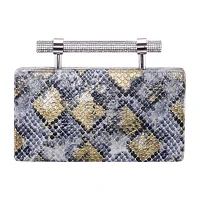 N By Nina Snake Minaudiere Evening Bag
