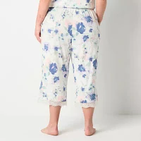 Ambrielle Pajama Capri Pants Plus