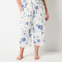 Ambrielle Pajama Capri Pants Plus