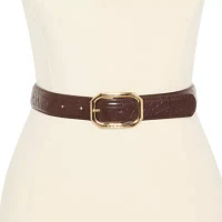 Liz Claiborne 29mm Geo Flip Reversible Womens Belt