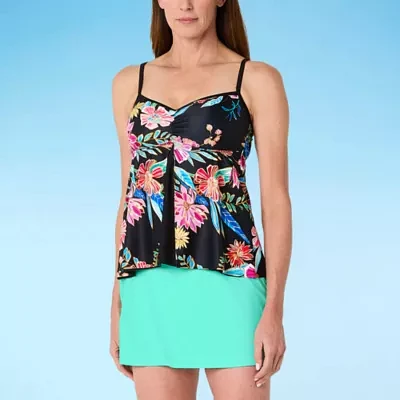 Sonnet Shores Floral Tankini Swimsuit Top