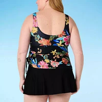 Sonnet Shores Floral Swim Dress Plus