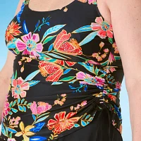Sonnet Shores Floral Swim Dress Plus