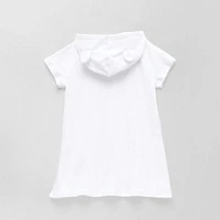 Okie Dokie Terry Toddler & Little Girls Swimsuit Cover-Up Dress