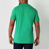 St. John's Bay Super Soft Big and Tall Mens Crew Neck Short Sleeve Moisture Wicking Pocket T-Shirt
