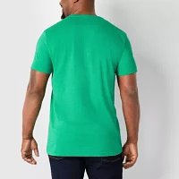 St. John's Bay Super Soft Big and Tall Mens V Neck Short Sleeve T-Shirt