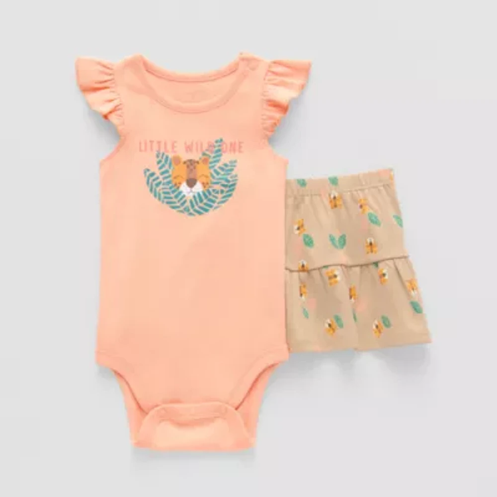 Okie Dokie Baby Girls 2-pc. Skirt Set