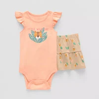 Okie Dokie Baby Girls 2-pc. Skirt Set