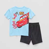 Disney Collection Little & Big Boys 2-pc. Cars Short Set