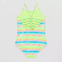 Thereabouts Girls Tie Dye One Piece Swimsuit