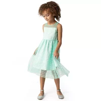 Rare Editions Little Girls Embellished Sleeveless Flower Girl Fit + Flare Dress