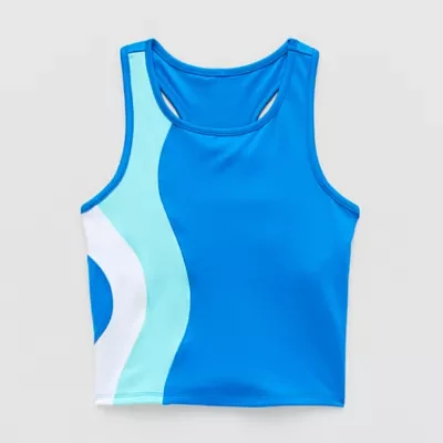 Xersion Little & Big Girls Crew Neck Tank Top