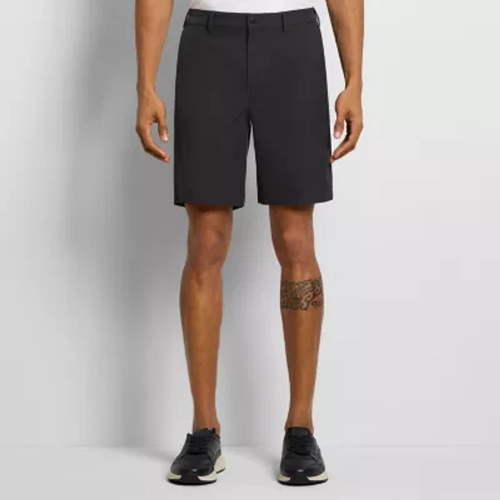 Van Heusen Performance Mens 9 1/2" Mid Rise Moisture Wicking Chino Short