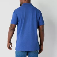 St. John's Bay Premium Stretch Big and Tall Mens Classic Fit Short Sleeve Polo Shirt