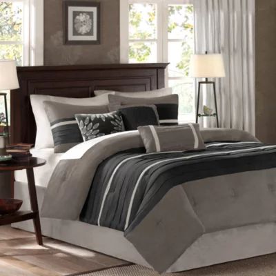 Madison Park Teagan 7-pc. Faux Suede Comforter Set