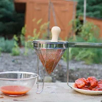 Roma Stainless Steel Strainer and Pestle Set