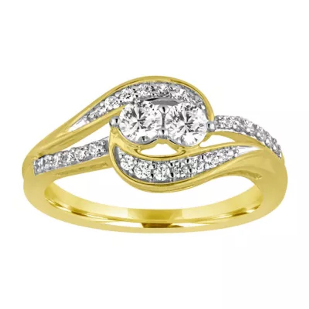 Two Forever™ ½ C.T. T.W. Natural Diamond 10K Yellow Gold Ring